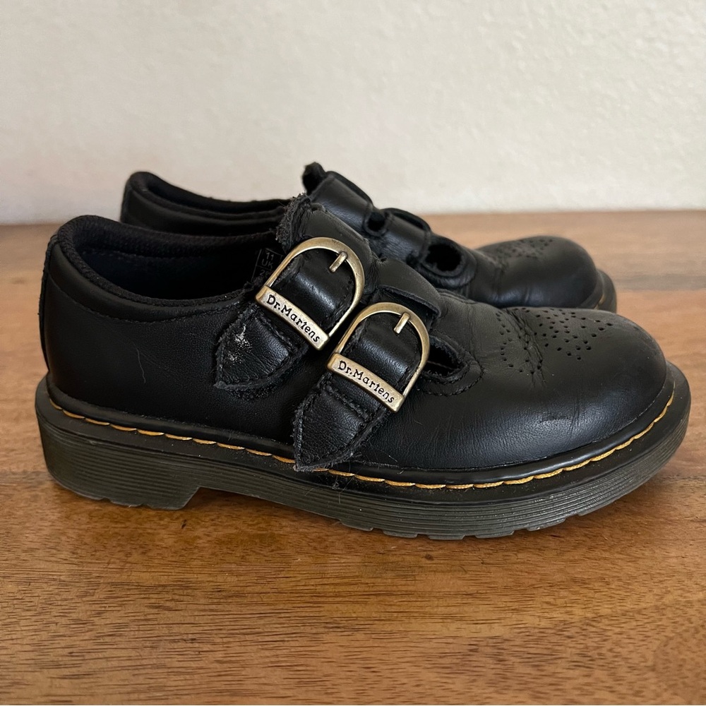 DR. Martens YOUTH 8065 SOFTY T LEATHER MARY JANE SHOES [US 12